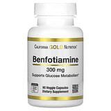 California Gold Nutrition, Benfotiamina, 300mg, 90cápsulas vegetales