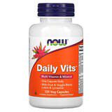 NOW Foods, DailyVits, Suplemento multivitamínico y mineral, 120cápsulas vegetales