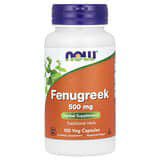 NOW Foods, Fenogreco, 500 mg, 100 cápsulas vegetales
