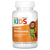 California Gold Nutrition, Suplemento multivitamínico masticable para niños, Frutas surtidas, 180comprimidos vegetales