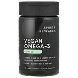 Sports Research, Suplemento con omega-3 vegano, 60cápsulas blandas vegetales