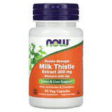 NOW Foods, Cardo mariano, Doble concentración, 300mg, 50cápsulas vegetales