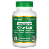California Gold Nutrition, EuroHerbs, Extracto de hoja de olivo, Calidad Euromed, 500mg, 180cápsulas vegetales