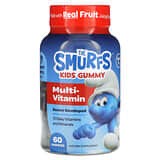 The Smurfs, Gomitas para niños, Suplemento multivitamínico, De 3años en adelante, Baya pitufo, 60gomitas