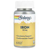 Solaray, Hierro, 50 mg, 60 cápsulas vegetales