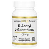 California Gold Nutrition, S-acetil-L-glutatión, 100mg, 30cápsulas vegetales