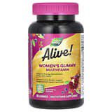 Nature's Way, Alive! Gomitas multivitamínicas completas para mujeres, Sabor a bayas mixtas, 60 gomitas