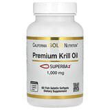 California Gold Nutrition, Aceite de kril prémium con Superba2™, 1000mg, 60cápsulas blandas