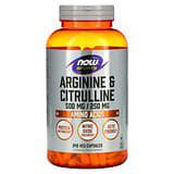 NOW Foods, Sports, Arginina y citrulina, 240 cápsulas vegetales