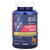 Mommy's Bliss, Restablecimiento posnatal de mi cuerpo con biotina y colágeno, Limón natural, 60 gomitas