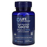 Life Extension, Super-AbsorbableCoQ10, Suplemento de CoQ10 superabsorbible (ubiquinona) con D-limoneno, 100mg, 60cápsulas blanda