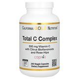California Gold Nutrition, Complejo de vitaminaC total, 500mg, 240cápsulas vegetales