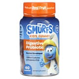 The Smurfs, Gomitas para niños, Probiótico digestivo, De 3años en adelante, Baya pitufo, 40gomitas