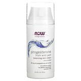NOW Foods, Solutions, Progesterona de ñame, Crema equilibrante para la piel, Sin fragancia, 20mg, 85g (3oz)