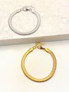 Pulsera Snake Ancha Acero