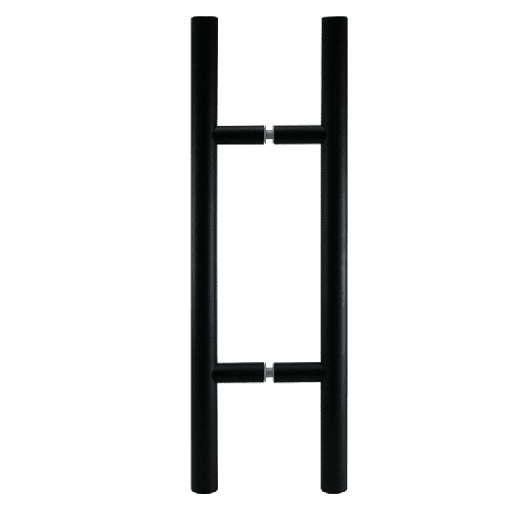 MANILLÓN TIPO H - NEGRO - ACERO INOXIDABLE 304 - DISPONIBLE EN DIFERENTES MEDIDAS - MOD. L20 (SET)