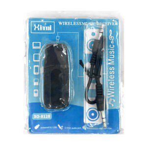 Receptor recargable usb 3.5mm para audio, variedad de colores / xo-8128