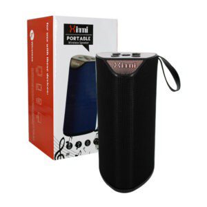 Bocina bluetooth portátil xinmi en forma de cilindro fm/usb/tf xm-111