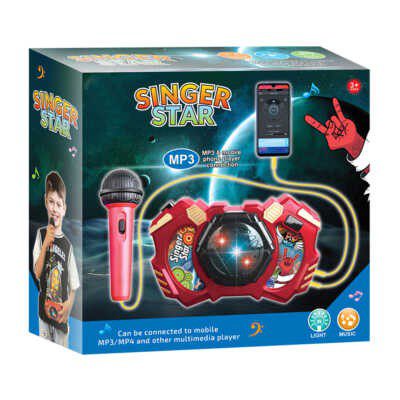 Micrófono infantil de juguete con conexión a mp3 / singer star / kh262143