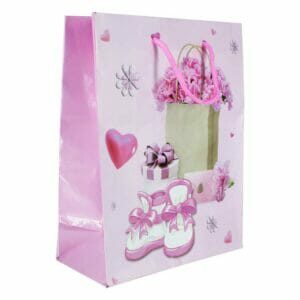 1pza Bolsa chica con estampado para regalo 18x8x24cm, variedad de diseños / hl-511-4s / wb-047-1s / wb-579-15