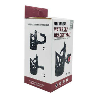 Soporte universal de plástico para botellas de motocicleta y bicicleta / universal wáter cup bracket seat / sh-3134