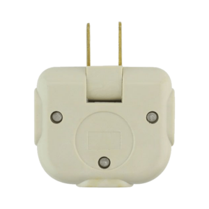 1pza Adaptador multicontacto triple sanelec tipo bisagre para corriente 1875 watts / 2498