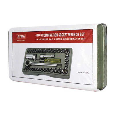 Estuche con 40 herramientas multifuncionales con desarmador, brocas y dados / aiwa best quality / X363 / dj5230a / sh
