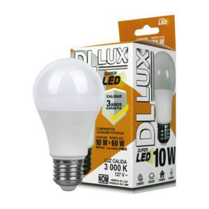 Foco ahorrador con super led de luz cálida 10w / dlc10w