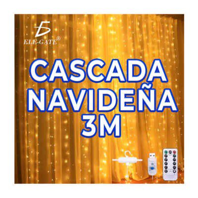Cortina de luces led con control remoto de 3 metros de largo, led.65