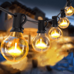 Guirnalda de 15 metros con 25 focos impermeables de luz cálida + 1 repuesto de foco / ledwsd.d0944