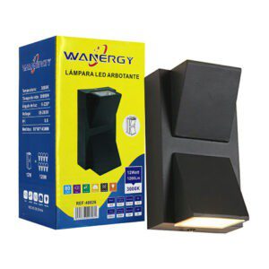 Lámpara led arbotante para pared 12w 408261