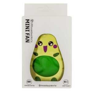 Ventilador mini fan con espejo y forma de aguacate, variedad de colores / fs-154 / mf-01