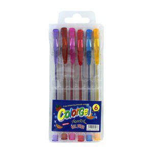 Blíster de 6 plumas de gel st42176