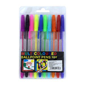 Paquete con 10 plumas de colores 1.0mm, variedad de colores / st37325 / j007 / aa-1083