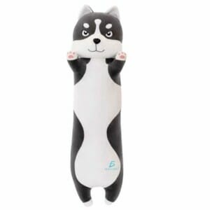 Peluche alargado en forma de perro husky jug.bz10.110cm