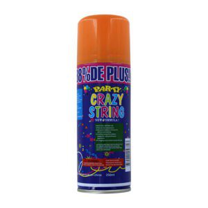 1pza Lata de serpentina de colores para fiesta con 250ml / crazy string / hw-039 / bt-601