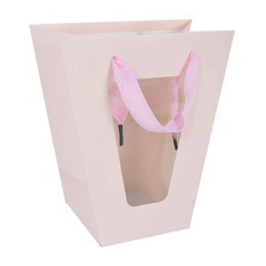 1pza Bolsa mediana de cartón para regalo, variedad de colores / ar270