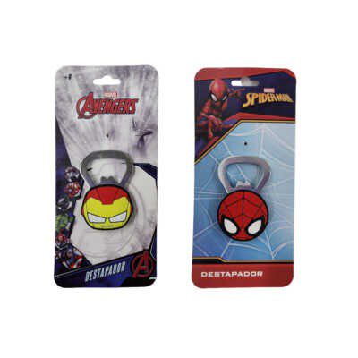 Destapador con diseño de super héroes de marvel, variedad de modelos / h-ds13