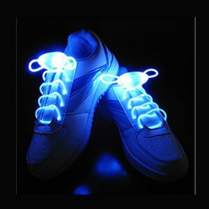 Agujetas cordones de tira led luminosa rgb con modos intercambiables / pu2159a