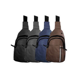 Mochila pequeña tipo mariconera con 3 compartimentos, variedad de colores / jly002