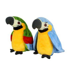 Peluche guacamaya con grabadora y repetidora de voz hs-yw