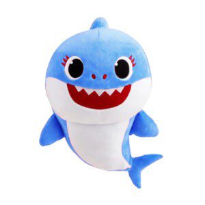 Peluche afelpado pequeño en forma de baby shark, 27cm, variedad de colores / 71087