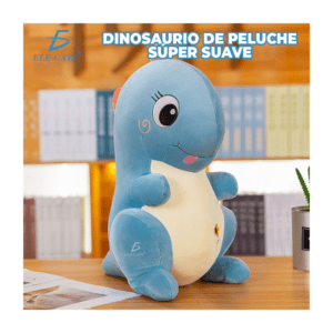 1pza Peluche suave en forma de dinosaurio 40cm, variedad de colores / jug.bz16.40cm