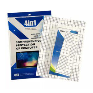 Kit protector para laptop 14.6 – 15.6 4en1 protector de pantalla + protector de teclado + protector de tapa / qh-224