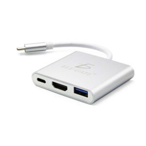 Adaptador Hub Usb Tipo C 3 En 1 Hdmi 4k Usb 3.1 Typec