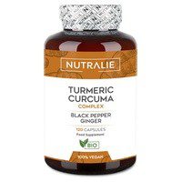 Cúrcuma complex con jengibre y pimienta negra orgánica