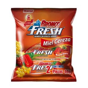 Broncofresh Cereza 66G Caramelo