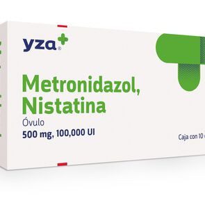 Yza Metronidazol/Nistatina 500Mg/100000U 10 Ovulos
