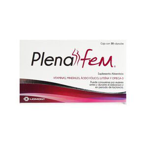 Plenafem Suplemento Alimenticio 30 Caps