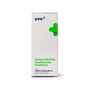 Yza DEXTROMETORFANO/GUAIFENESINA/FENILEFRINA .3G/2...